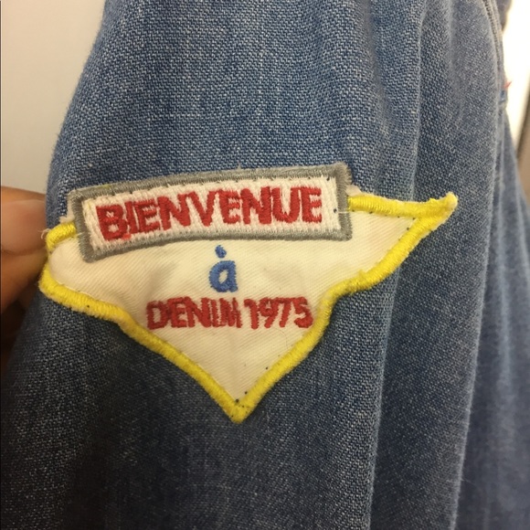 ZARA BASICS Z975 DENIM PATCHE OVERSIZE SHIRT - Picture 6 of 9